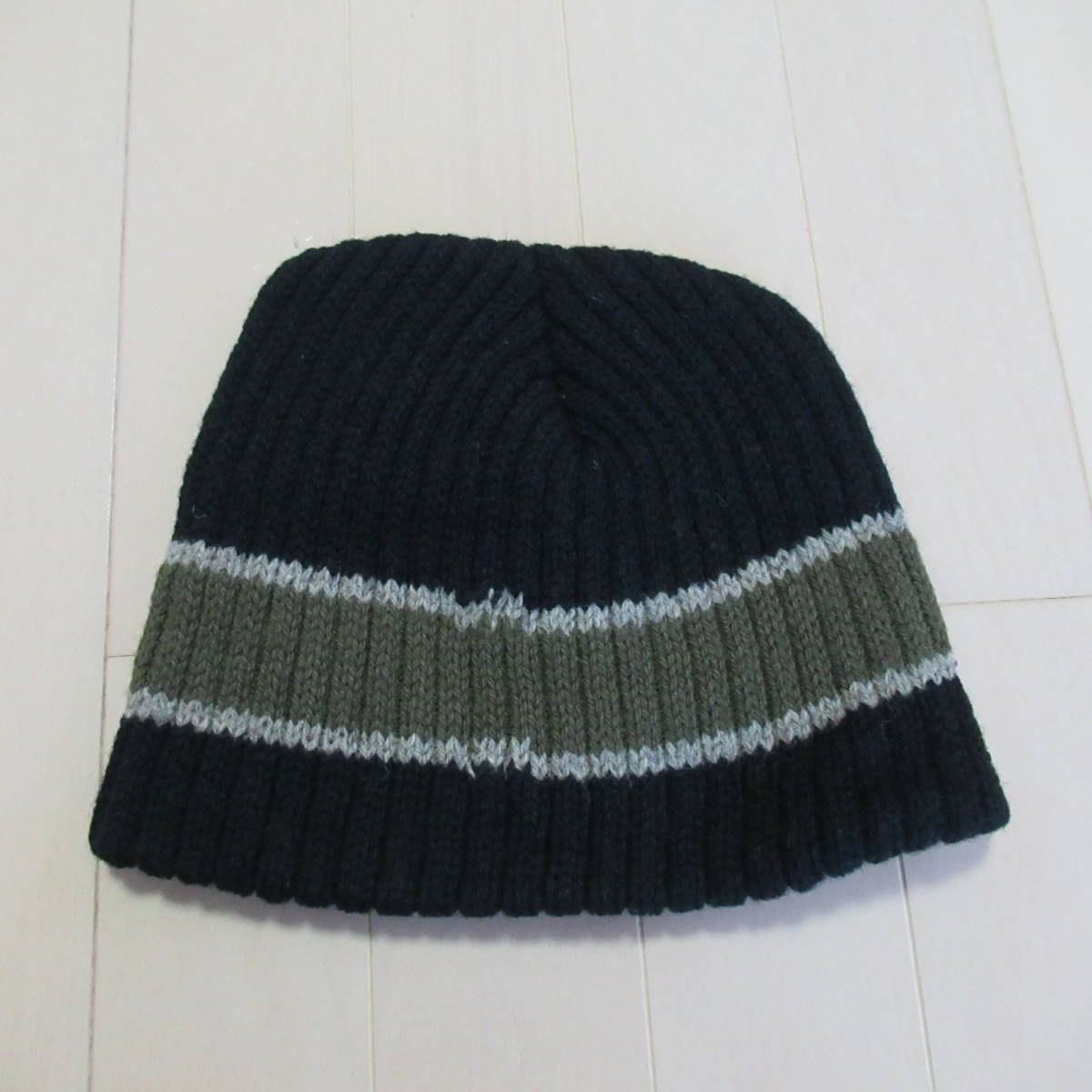 ☆即決送込☆配色最高！ 90s OLD STUSSY ビーニー ニット帽 ニット