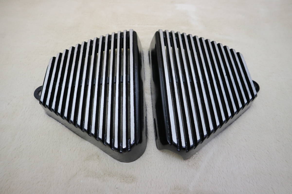 アルフィン 黒 CB400F/ CB350Fアルミ サイドカバーBEET ビート 