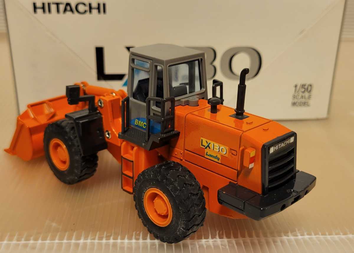 1/50 LX130 HITACHI 日立 ホイールローダー ミニカー 模型 (建設車両 