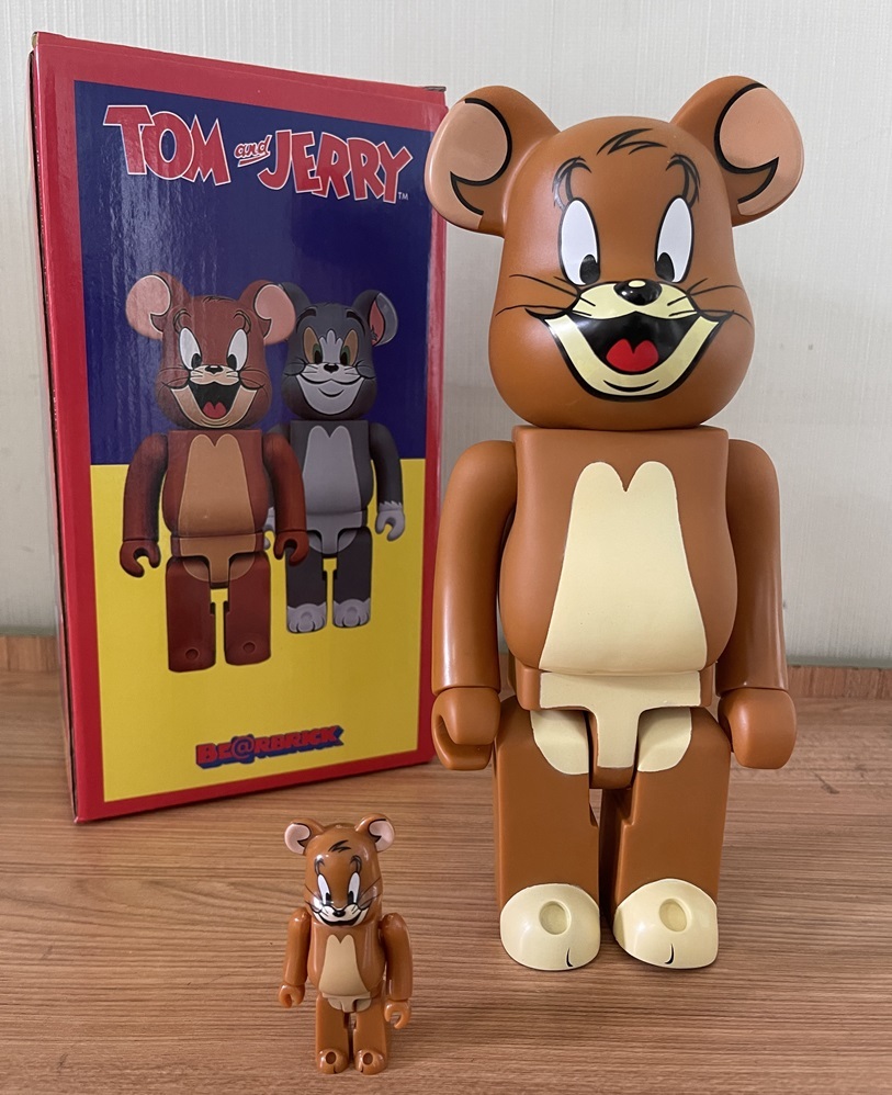 & Jerry Tom 100% Set 400% BE@RBRICK Medicom Flocky Bearbrick 
