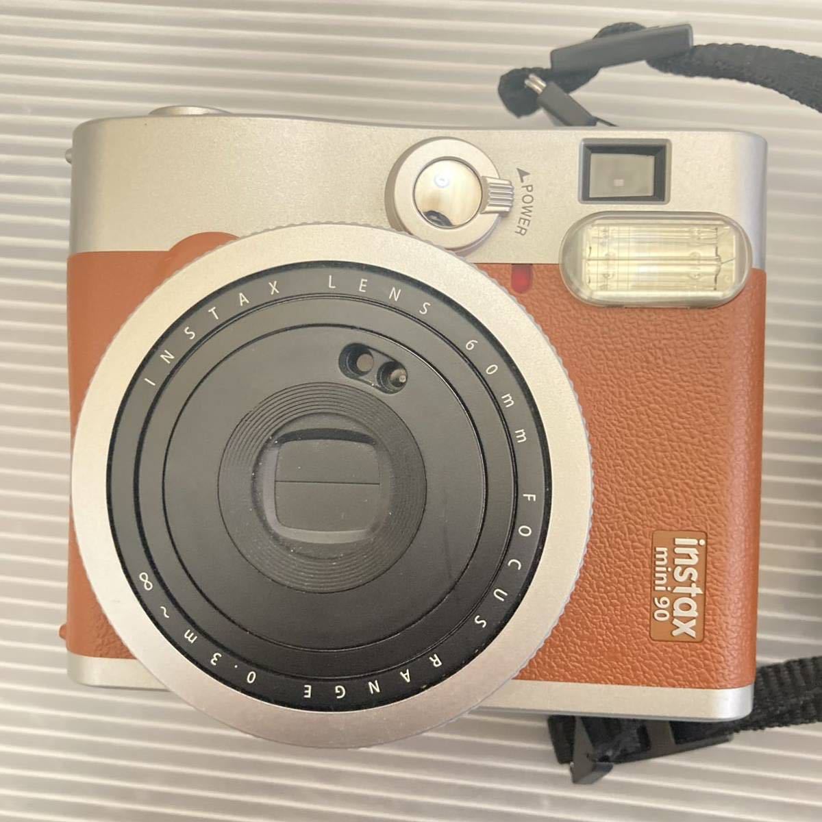 ジャンク FUJIFILM INSTAX MINI 90 ブラウン ネオクラシック