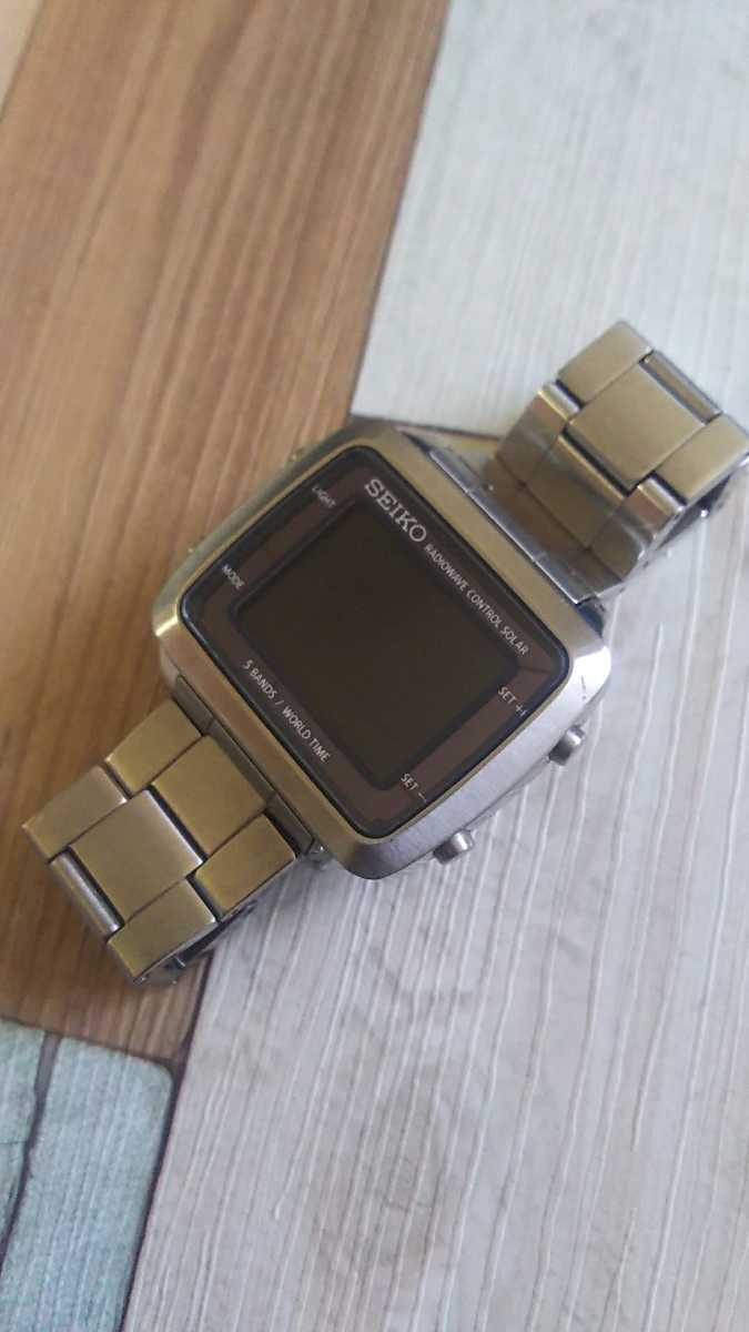 SEIKO セイコー セイコースピリット デジタル S760-0AB0 ソーラー電波