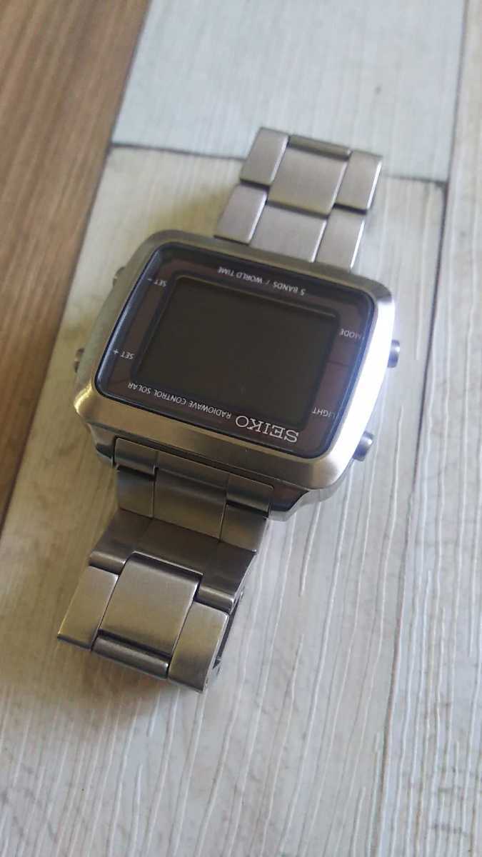 SEIKO セイコー セイコースピリット デジタル S760-0AB0 ソーラー電波