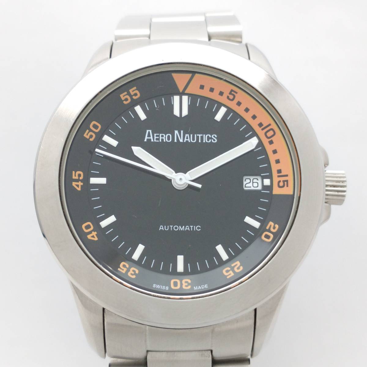  AERO NAUTICS アエロ ノーティック AN4-50 自動巻 メンズ 腕時計 店舗受取可(3針＋カレンダー)｜売買されたオークション情報、yahooの商品情報をアーカイブ公開 - オークファン 3針＋カレンダー