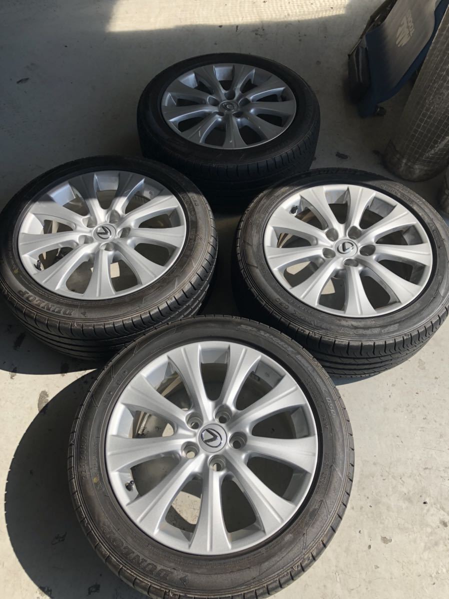 225⁄50R17 純正 レクサス GS - 管理267 レクサス純正アルミタイヤ 