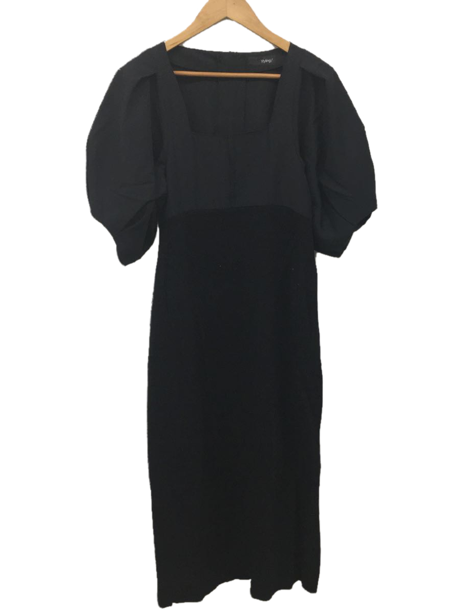 SALE，大人気 stylingスクエアネックドッキングワンピース/半袖ワンピース/1/ポリエステル/16wf0211055(Sサイズ)｜売買されたオークション情報、yahooの商品情報をアーカイブ公開 - オークファン Sサイズ