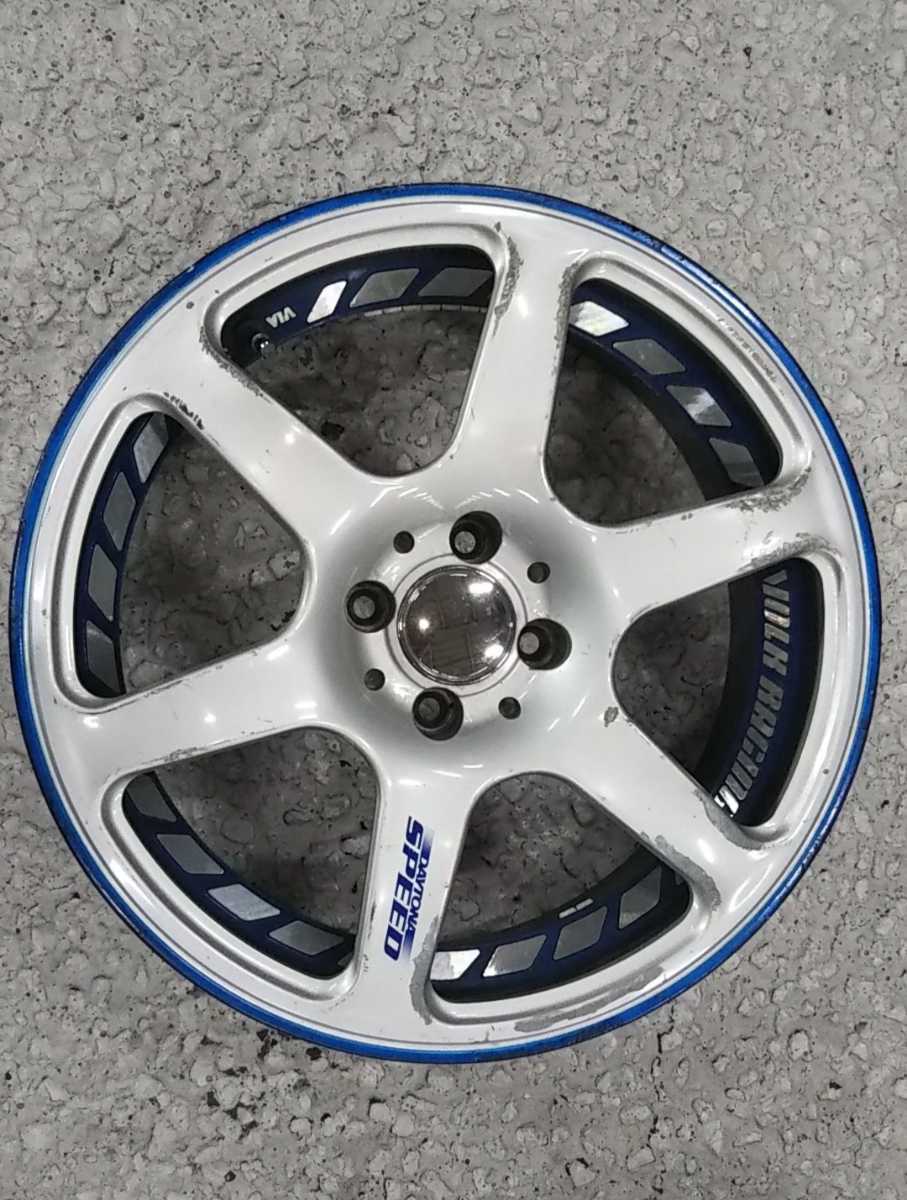 RAYSボルクレーシング デイトナスピード PCD100 7J+35 4本 (社外品