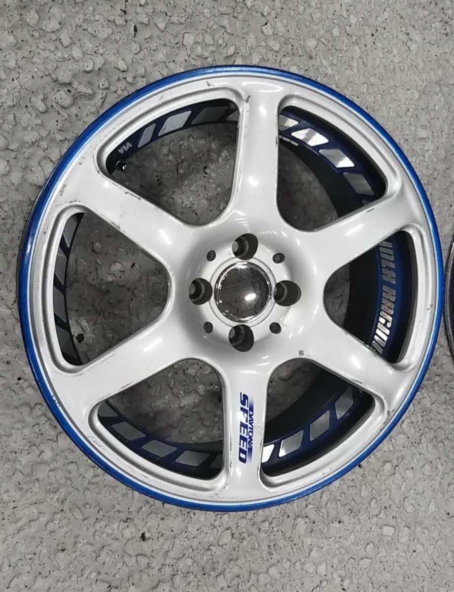 RAYSボルクレーシング デイトナスピード PCD100 7J+35 4本 (社外品