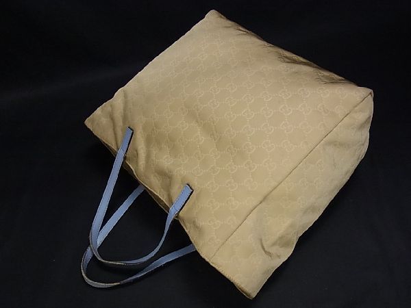 1円 GUCCI グッチ 282439 213317 GG柄 ナイロン×レザー 1円 GUCCI グッチ 282439 213317 GG柄 ナイロン×レザー