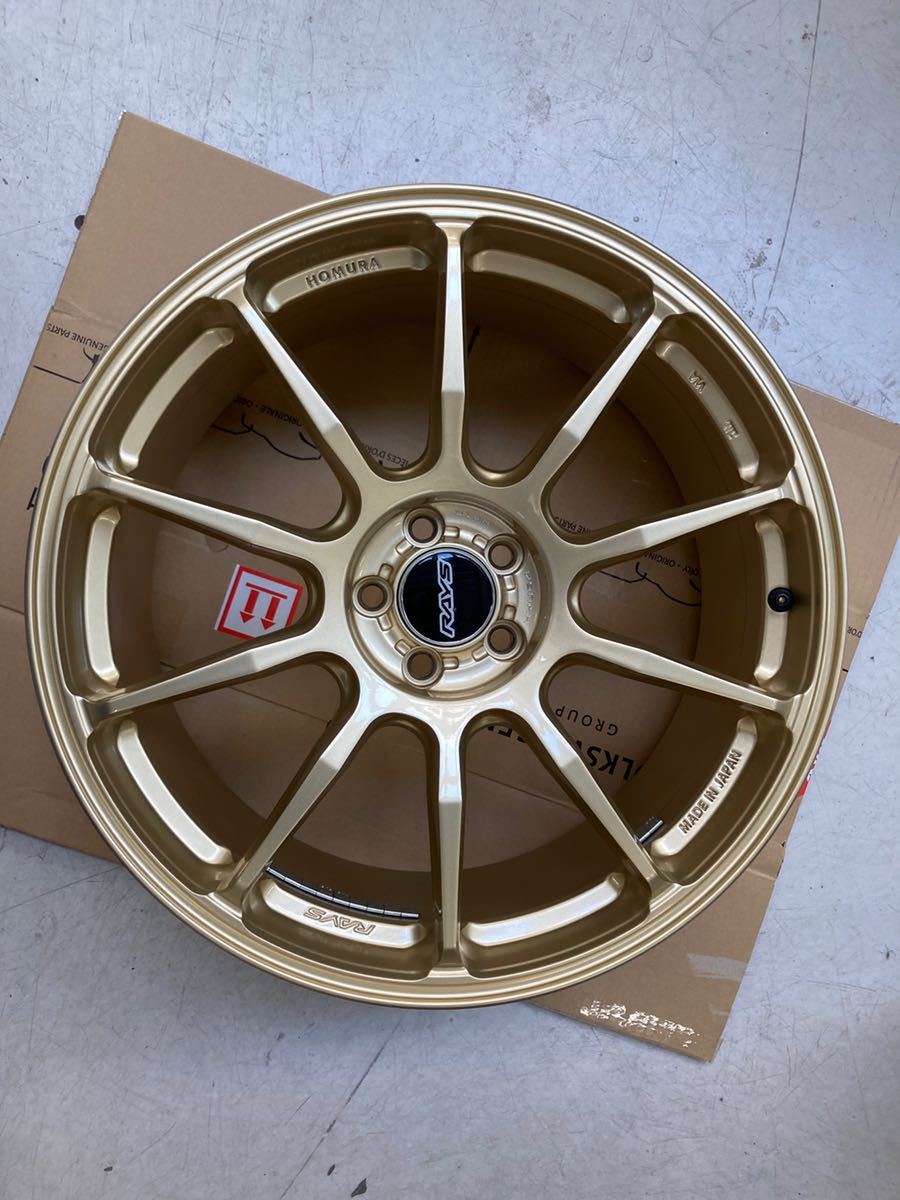 Rays ホムラ ヒュウガ HP10 ゴールドエディション 19インチ×8J 5穴 100 