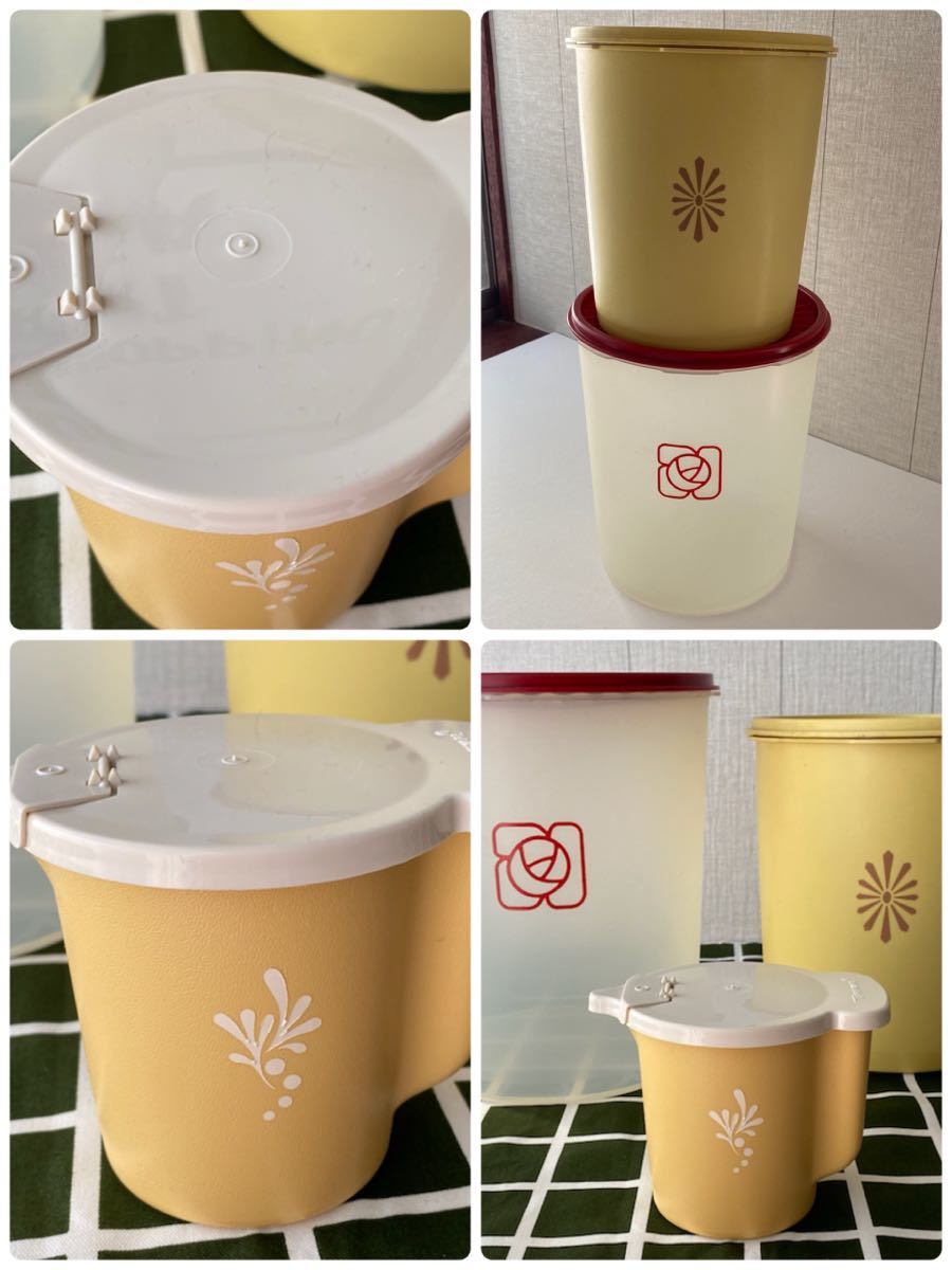 TUPPERWARE タッパーウェア 3点+オールド ヴィンテージ レトロ 日本製