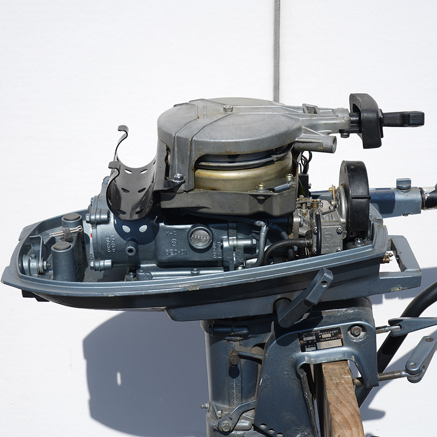 引取限定 ジャンク品 YAMAHAヤマハ 4馬力 小型船舶用 船外機4AS 6E0 S 