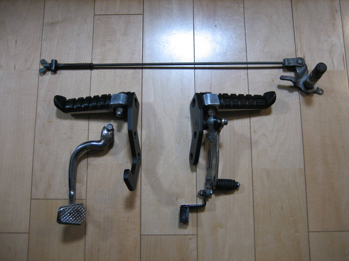 SR400 ポッシュオフィシャル バックステップ 純正ステップベース 