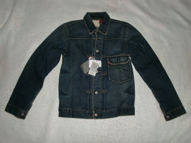 ☆タグ付/未使用デッド Levis 1st. Red Loop 70577 デニムジャケット M