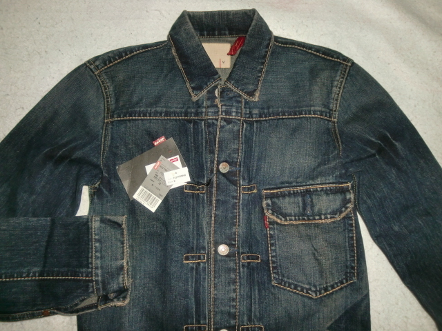 ☆タグ付/未使用デッド Levis 1st. Red Loop 70577 デニムジャケット M