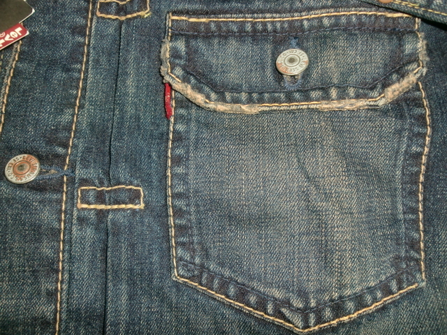 ☆タグ付/未使用デッド Levis 1st. Red Loop 70577 デニムジャケット M