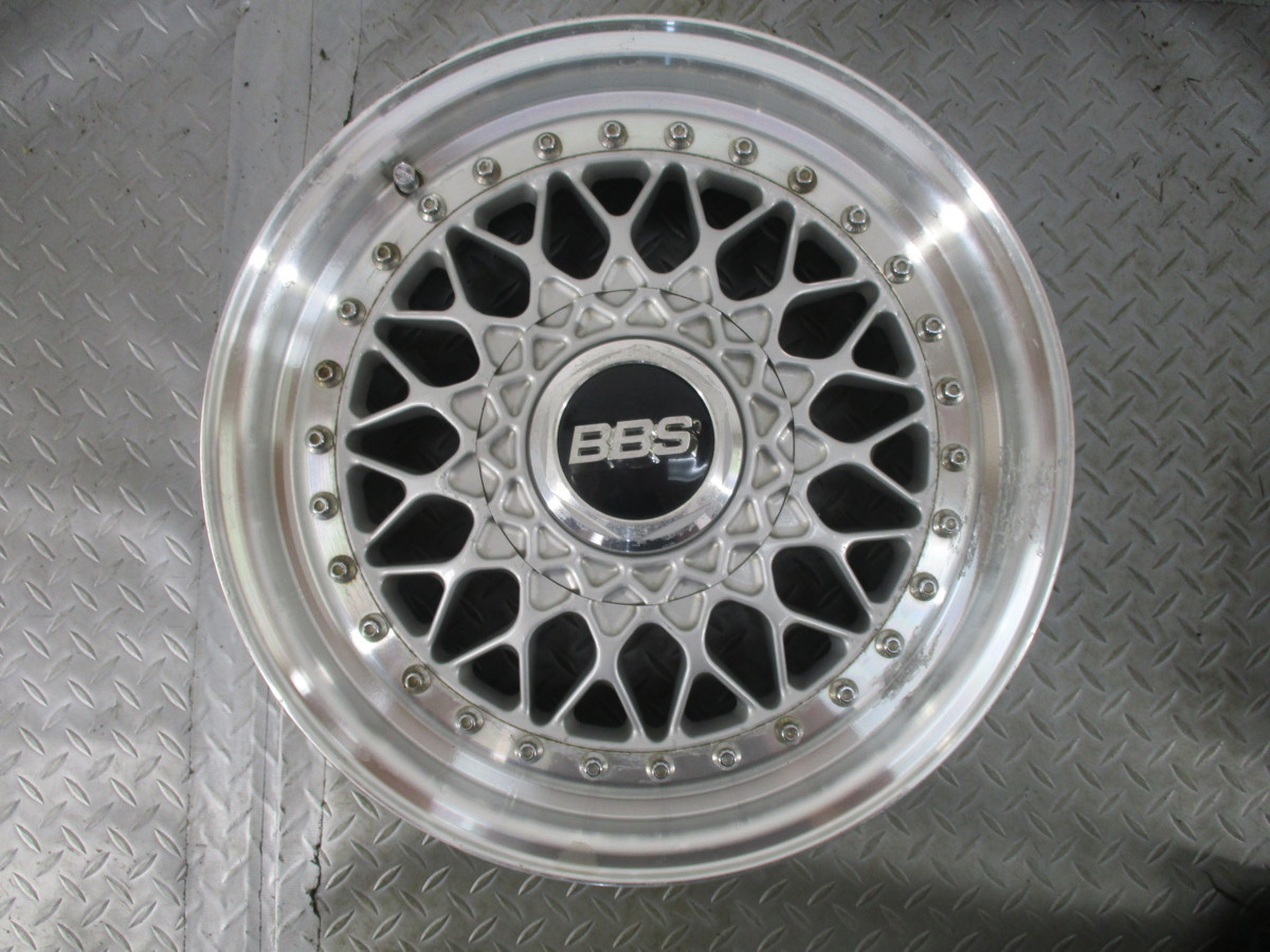 □中古ホイール□ BBS RS224 メッシュ 15インチ 6J +45 5H 114.3 希少
