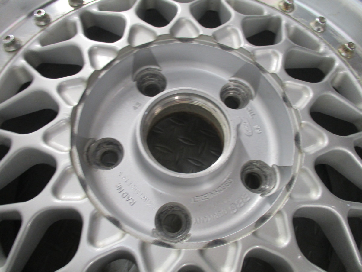 □中古ホイール□ BBS RS224 メッシュ 15インチ 6J +45 5H 114.3 希少