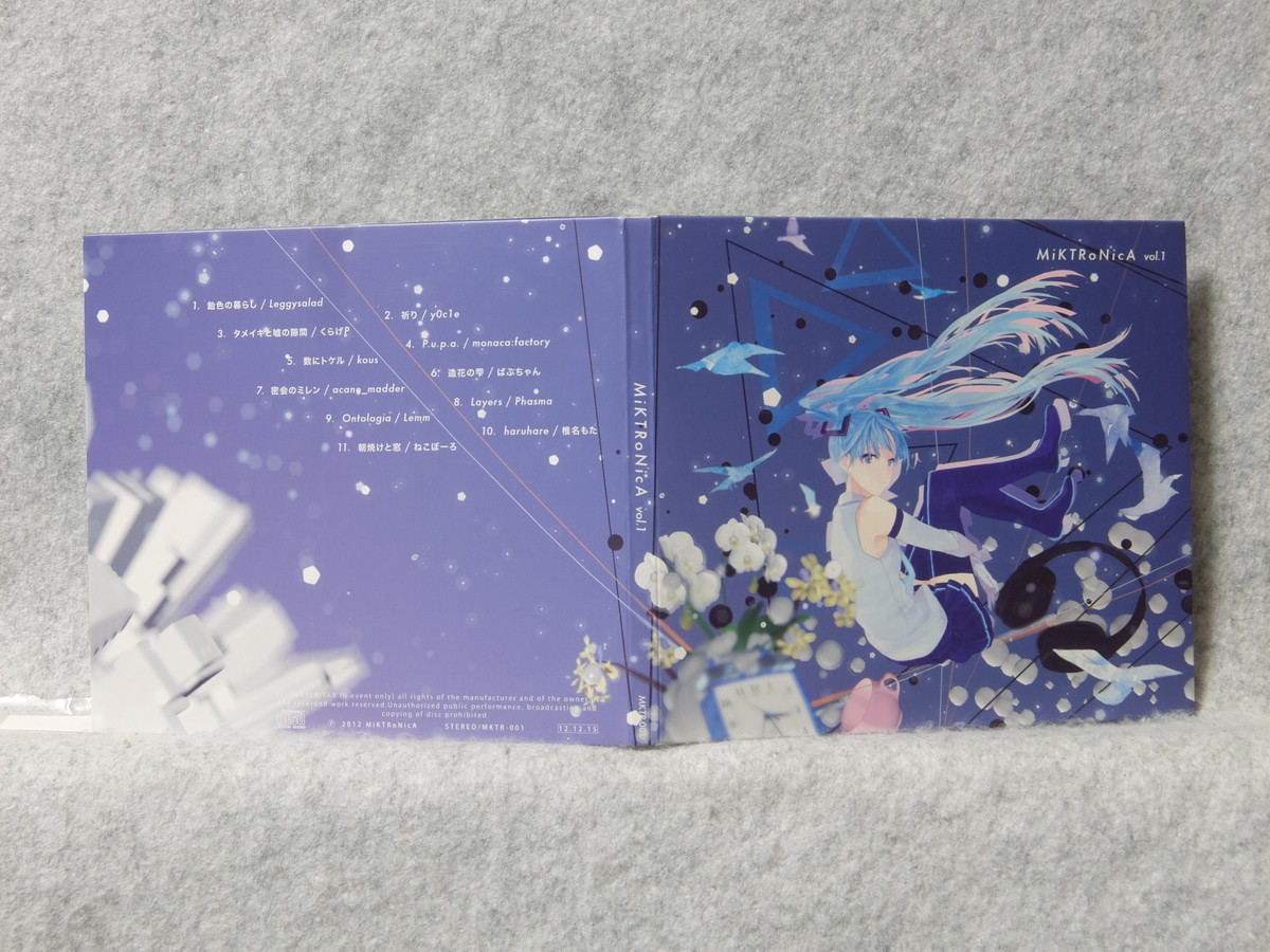 同人音楽CDソフト MiKTRoNicA vol.1 / MiKTRoNicA ☆MiKTRoNicA vol.1：くらげP，monaca:factory，kous，椎名もた(ぽわぽ