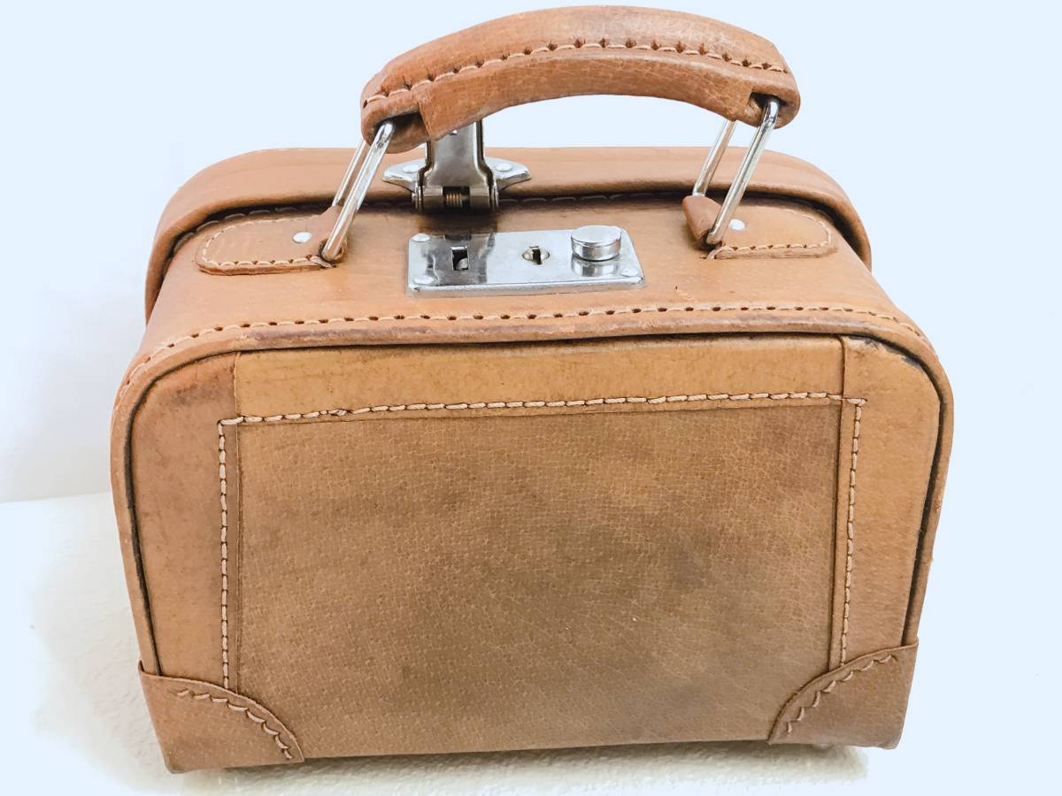 ト静】☆ LEATHER CRAFTS 他 トランク ケース レザークラフト バッグ 