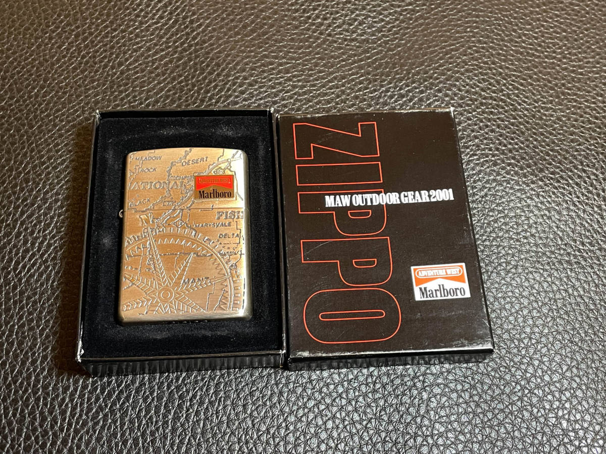 未使用 ZIPPO マルボロ Marlboro 2001年製 MAW OUTDOOR GEAR 2001 