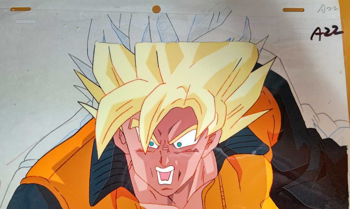 ドラゴンボール スーパーサイヤ人孫悟空 背景付セル画 1