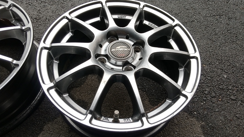psi』 A-TECH シュナイダー 14インチ × 5.5J +48 4穴 PCD100 アルミ 