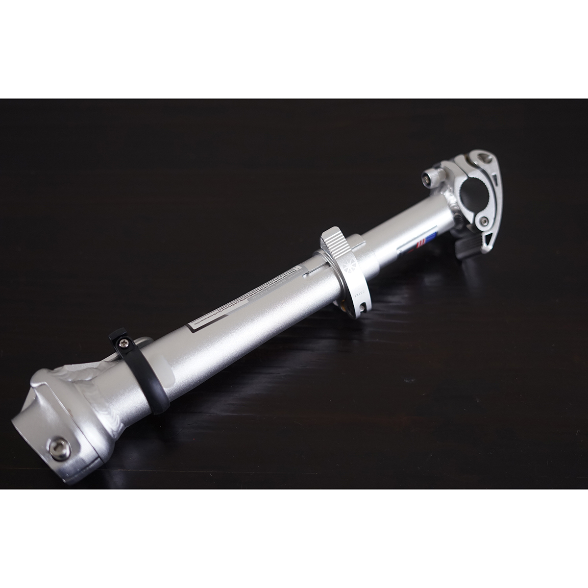 「HQ3144S」DAHON 純正　内折れ(左折れ)　伸縮ハンドルポスト シルバー　ダホンk3　など_1