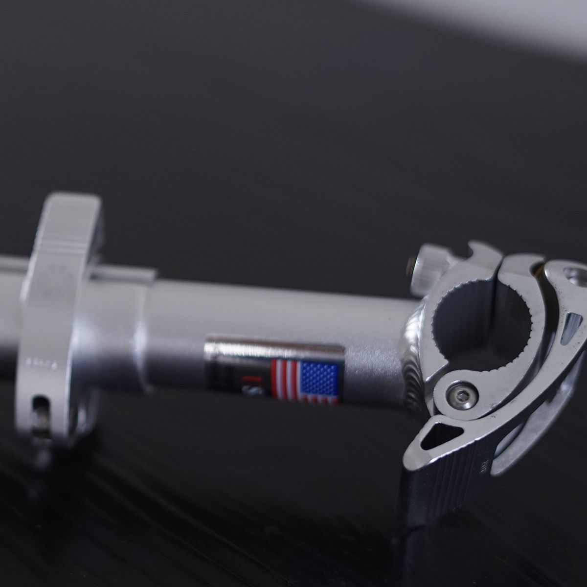 「HQ3144S」DAHON 純正　内折れ(左折れ)　伸縮ハンドルポスト シルバー　ダホンk3　など_2