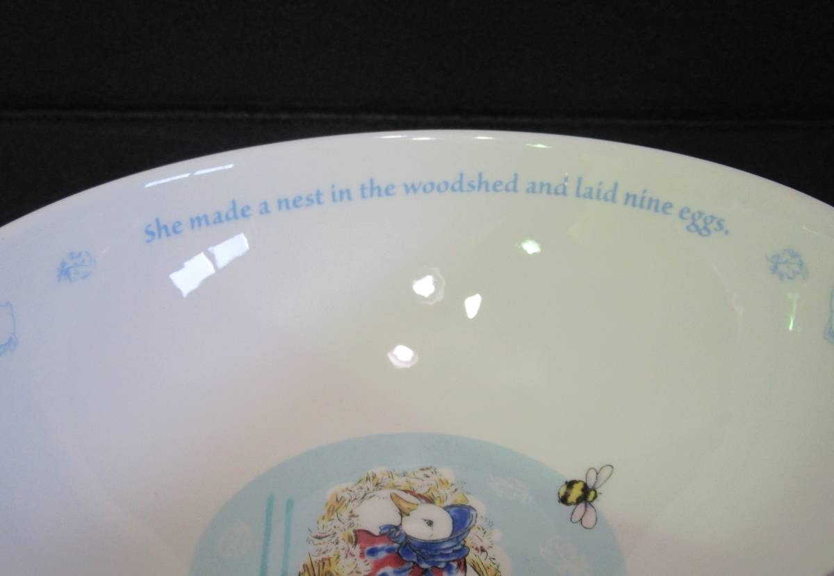 Wedgwood ウェッジウッド Peter Rabbit ピーターラビット Jemima Puddle Duck アヒル ライスボウル サラダボウル 長期保管品 ウェッジウッド 売買されたオークション情報 Yahooの商品情報をアーカイブ公開 オークファン Aucfan Com