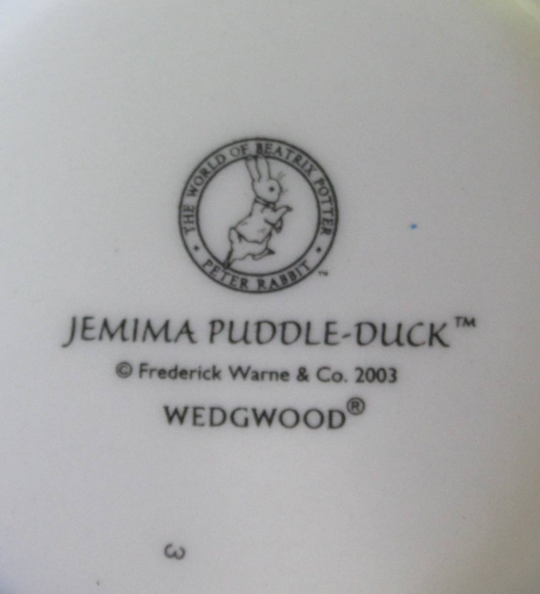 Wedgwood ウェッジウッド Peter Rabbit ピーターラビット Jemima Puddle Duck アヒル ライスボウル サラダボウル 長期保管品 ウェッジウッド 売買されたオークション情報 Yahooの商品情報をアーカイブ公開 オークファン Aucfan Com