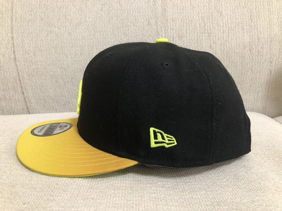 NEWERAニューエラ9FIFTY☆ロサンゼルスドジャース☆キャップ帽子☆黒黄
