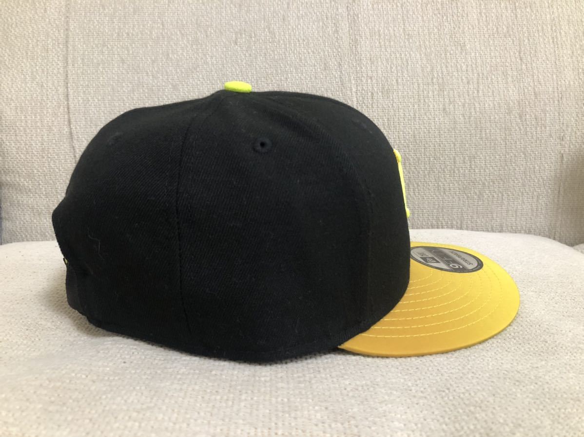NEWERAニューエラ9FIFTY☆ロサンゼルスドジャース☆キャップ帽子☆黒黄