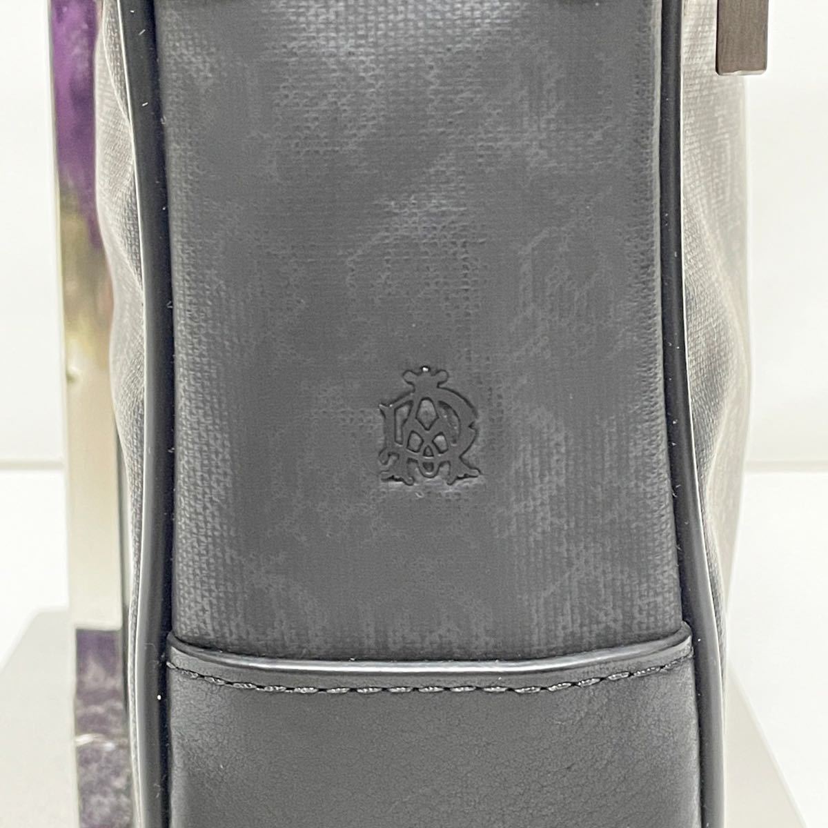1円【未使用級】ダンヒル dunhill メンズ ショルダーバッグ ADロゴ