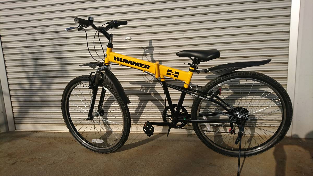 HUMMER ハマー 折りたたみ自転車 新品 26インチ マウンテンバイク フロントサス ②