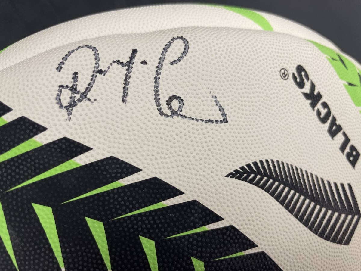 3.11チャリティ リッチー マコウ サイン入り adidas ALL BLACKS