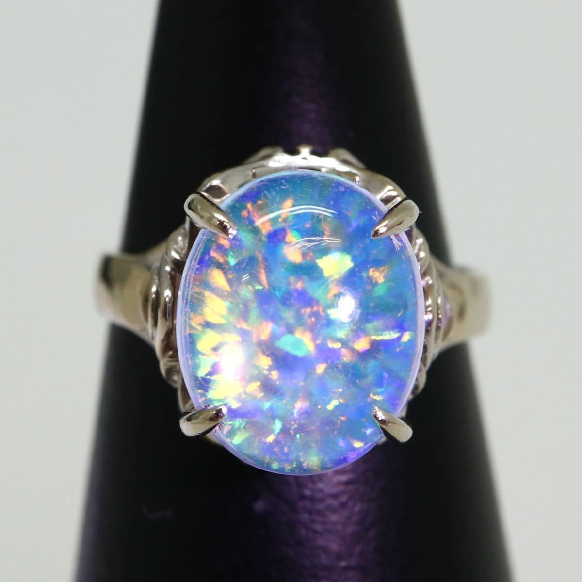 Crescent Vert(クレサンベール)】ウォーターオパールリング 2.27ct 