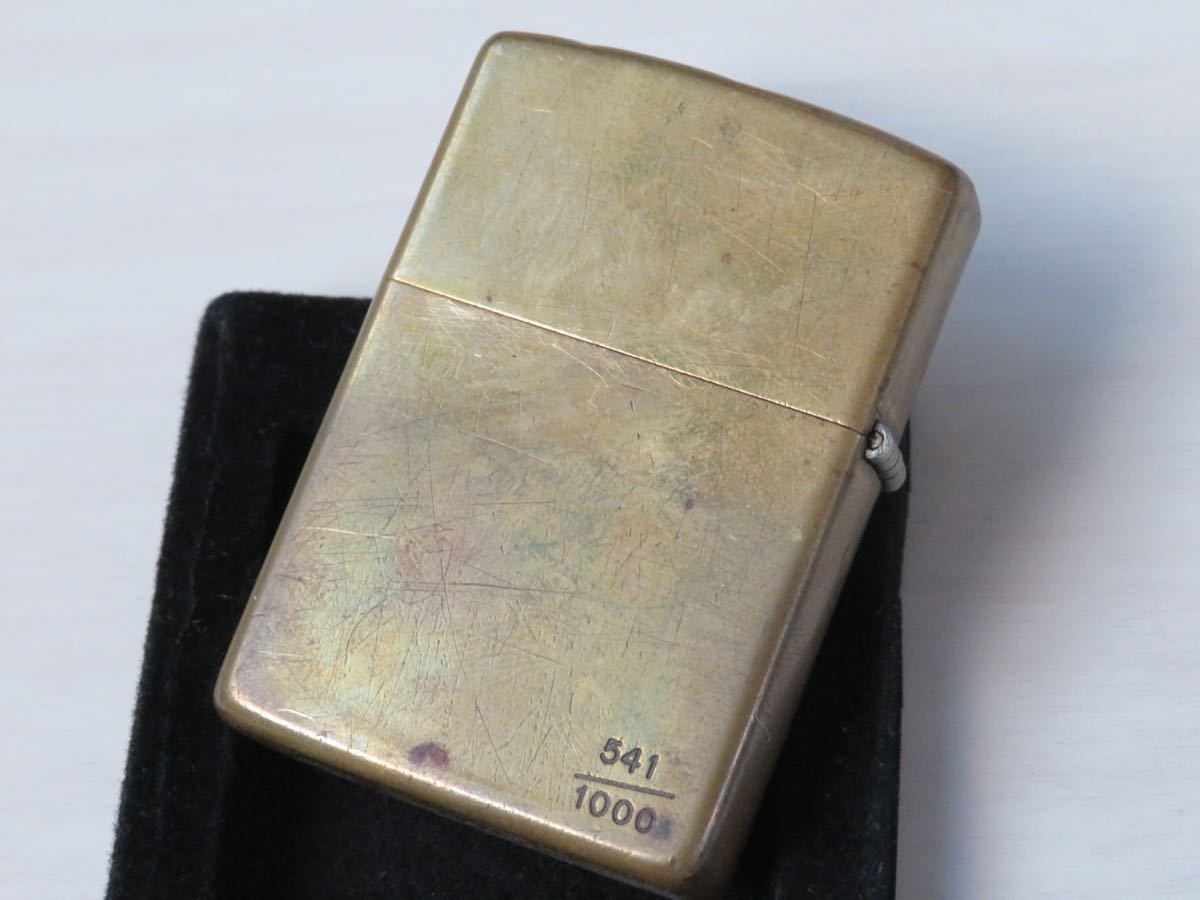 ☆ZIPPO CAMEL TROPHY 立体 ロゴ ライター ゴールド 1990年製 ジッポー 