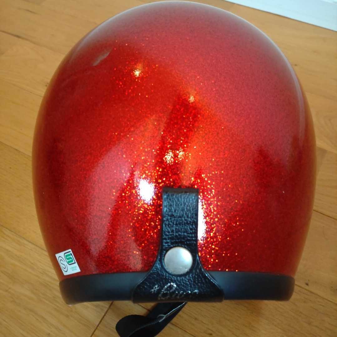 BUCO 赤ラメ トイズマッコイ ブコ ジェットヘルメット (Lサイズ)｜売買