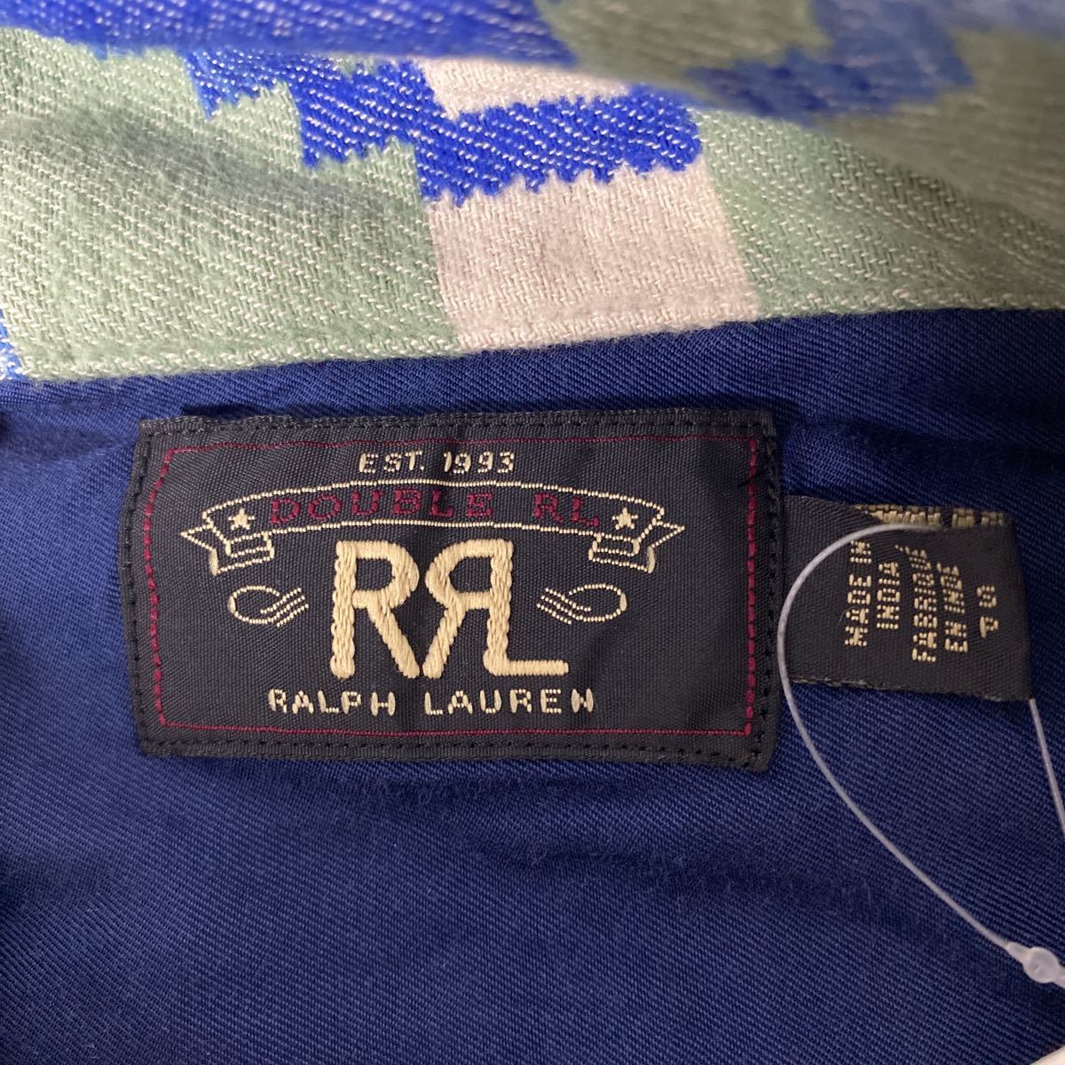 新品 RRL ブラッシュド ジャカード オーバーシャツ ジャケット S 
