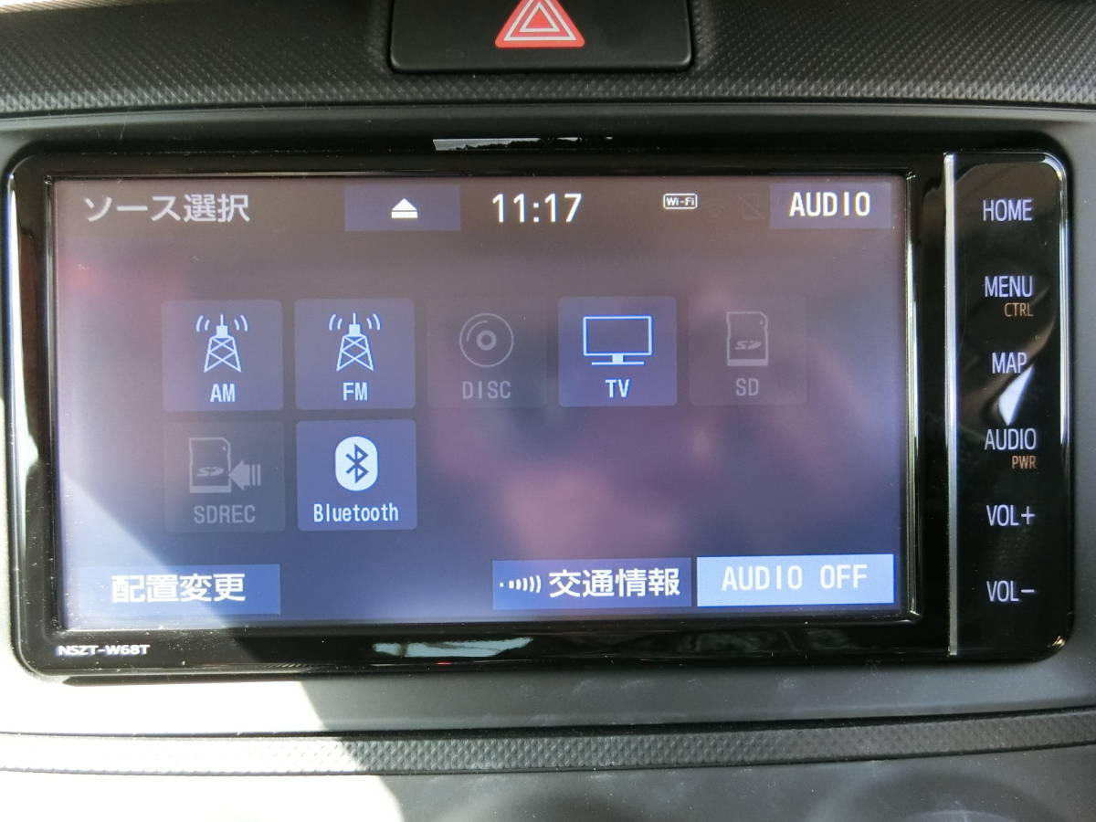 トヨタ純正 SDナビ フルセグ NSZT-W68T 純正ETC セット 1円売切 NSZT 