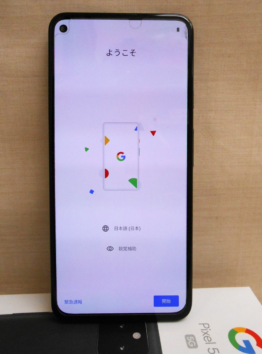大黒屋】中古美品 Google Pixel 5a 5G Mostly Black 6.34インチ 128GB
