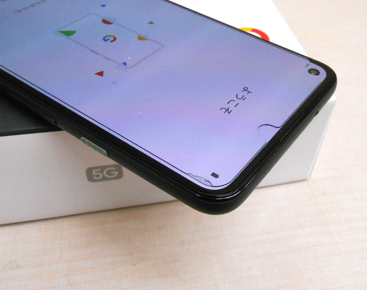 大黒屋】中古美品 Google Pixel 5a 5G Mostly Black 6.34インチ 128GB