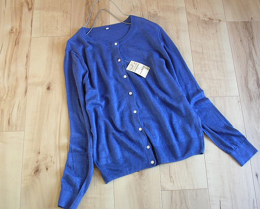 新 Muji無印良品 フレンチリネン麻100春のカーディガンbl 大きいサイズl その他 売買されたオークション情報 Yahooの商品情報をアーカイブ公開 オークファン Aucfan Com