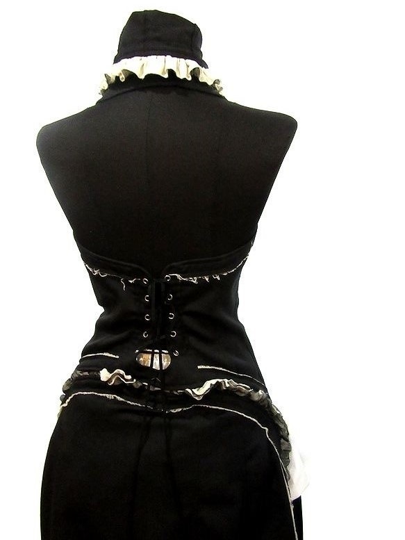 alice auaa アリスアウアア 背中開きホルターネック解体デザイン  