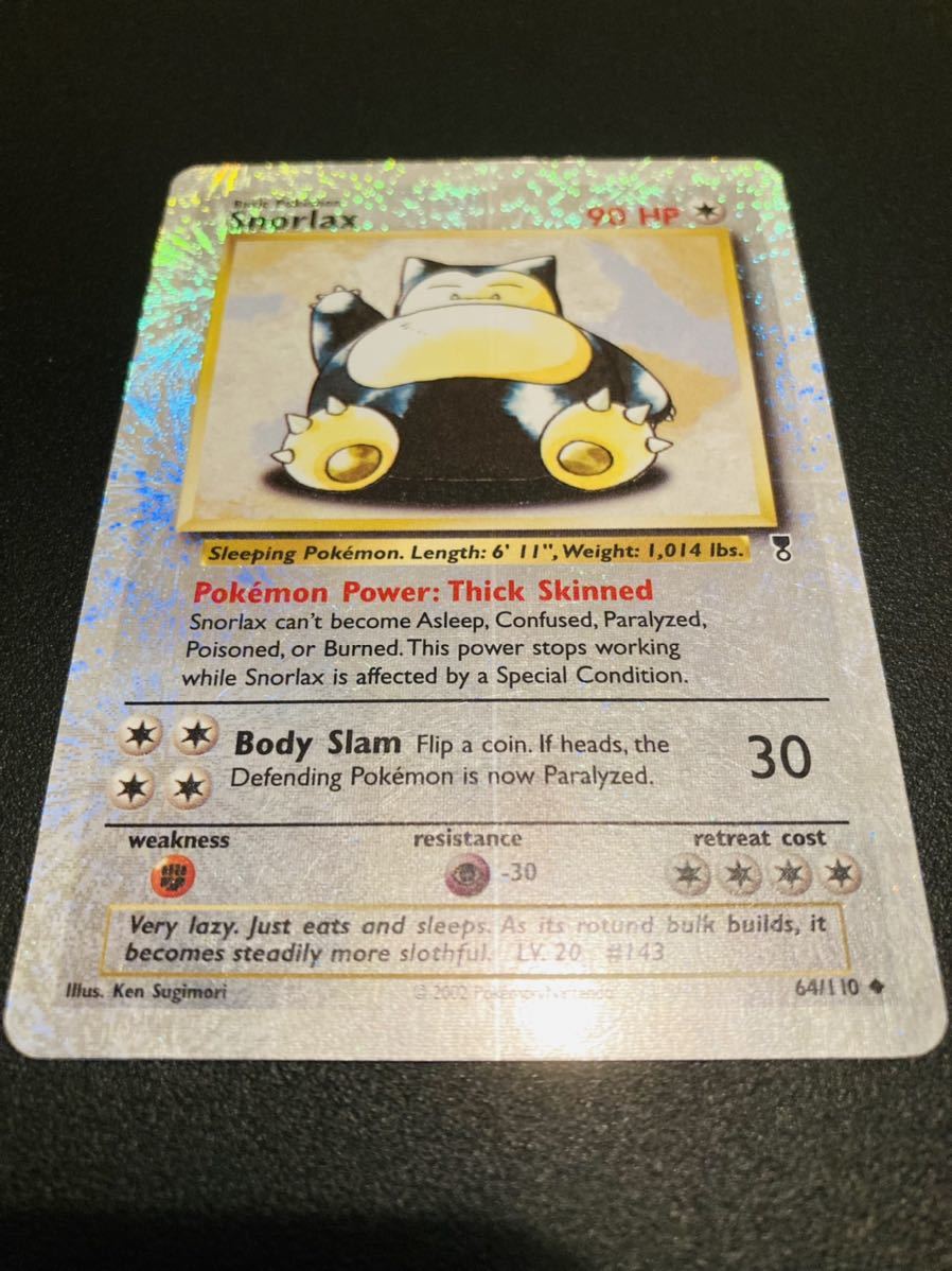 ポケモンカード カビゴン レジェンダリーコレクション Legendary Collection リバースホロ キラ 英語版 Pokemon その他 売買されたオークション情報 Yahooの商品情報をアーカイブ公開 オークファン Aucfan Com