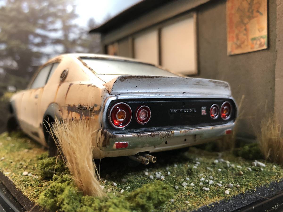 プラモデル】124 ニッサン スカイライン 2000GT-R ケンメリ KPGC110