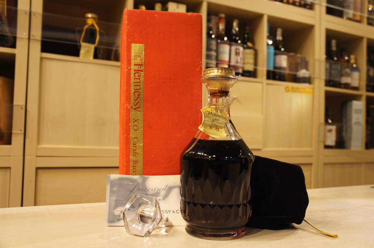 31354 ヘネシー XO カラフェ バカラ 箱付 替栓付 HENESSY Carafe 