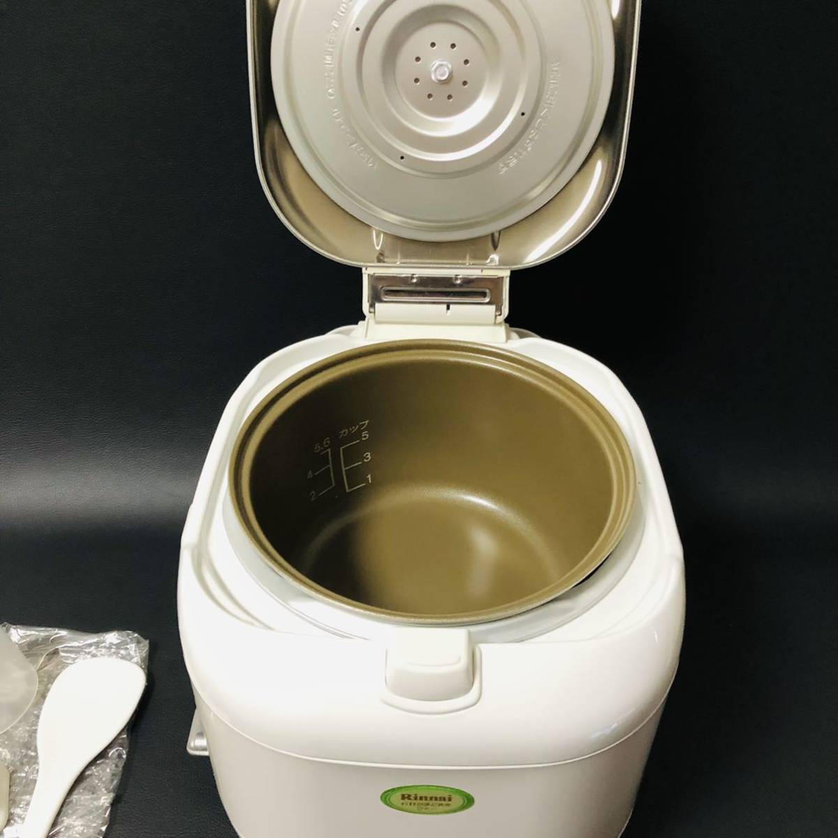 Rinnai ☆中古品☆タイマー・電子ジャー付ガス炊飯器（直火匠）2～