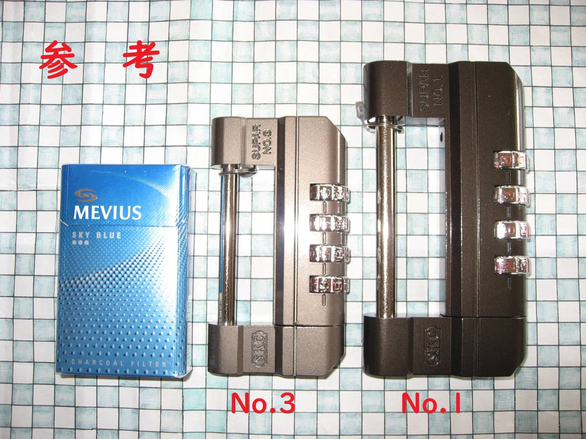 4桁 南京錠 ダイヤル式 鍵 かんぬきタイプ 028 S K C スーパーロックNo | sg258 4桁ダイヤル式南京錠・非常解錠キー 010｜Yahoo!フリマ（旧 ダイヤルキー 耐衝撃